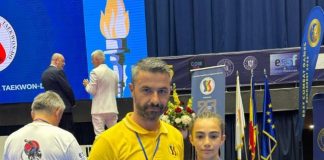Sportivă pregătită de comisarul șef Adrian Dochioiu, medalie de aur la o competiție europeană