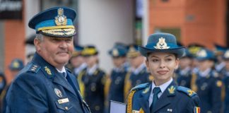 FOTO O tânără din Vrancea, șefă de promoție la Academia Forțelor Aeriene „Henri Coandă”