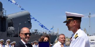 FOTO Directorul Muzeului Vrancei, prezent la aniversarea fregatei ”Mărășești”