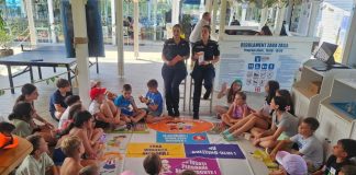 Polițiștii vrânceni, alături de copiii din tabăra organizată la Zaga Zaga