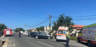 Bărbat în stare de inconștiență în urma unui accident rutier