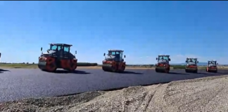 VIDEO Se lucrează intens pe Autostrada Focșani – Bacău