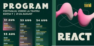 Festivalul ”Verde la Teatru” începe în această seară / Patru zile de spectacole, proiecții, ateliere și dezbateri, la Focșani