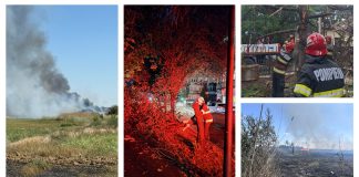 Peste 80 de misiuni derulate de pompieri în weekend-ul care a trecut