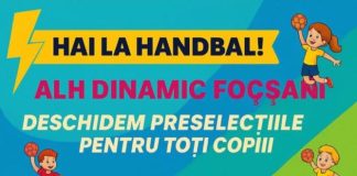 Înscrieri la handbal pentru fete și băieți