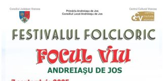 Duminică, 7 septembrie, Festivalul Folcloric ”Focul Viu”, la Andreiașu de jos