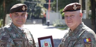 FOTO Comandant nou la Brigada 8 ROT Focșani
