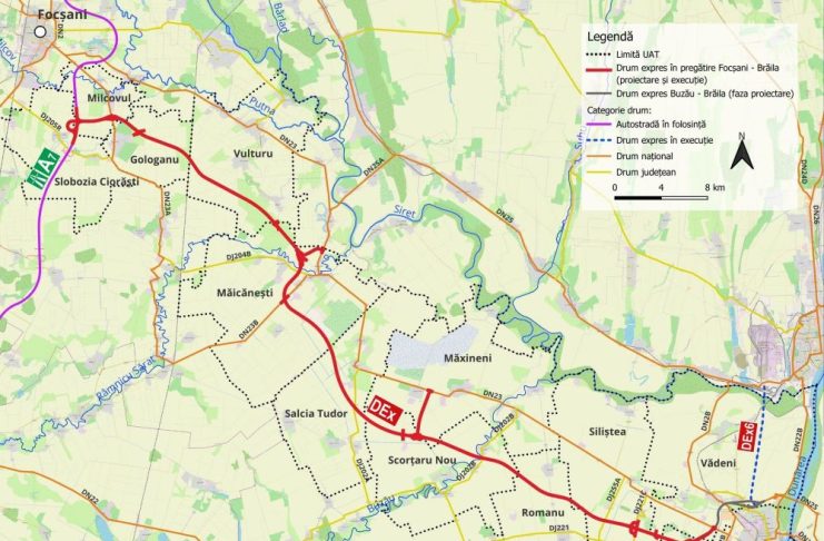 A fost semnat Ordinul de începere pentru contractul drumului expres Focșani-Brăila