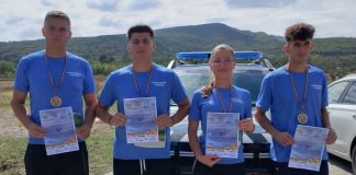 FOTO Jandarmii vrânceni, participanți la cursele de alergare ”StruguRun”