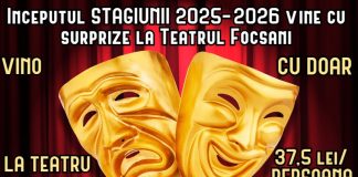 Prima ofertă specială a stagiunii de toamnă de la Teatrul Municipal Focșani