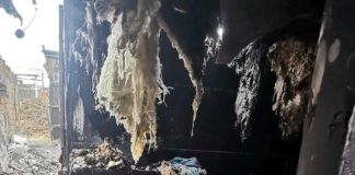 O familie din Vârteșcoiu are nevoie de ajutor / Focul le-a mistuit casa