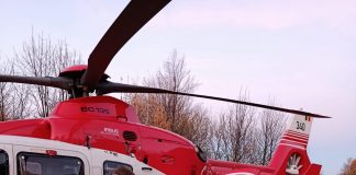 FOTO Tânăr de 25 de ani, preluat de elicopterul SMURD după un accident cu ATV-ul lângă mănăstirea Tarnița