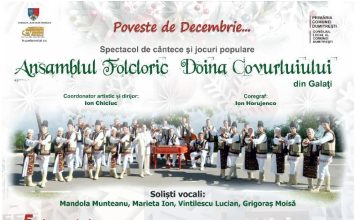 ”Poveste de Decembrie”, săptămâna viitoare, la Dumitrești