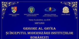 Domnitorul Grigore Al. Ghyka, omagiat la Muzeul Vrancei
