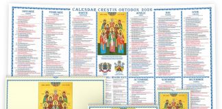 A apărut calendarul creștin ortodox pentru anul 2026 în Arhiepiscopia Buzăului și Vrancei