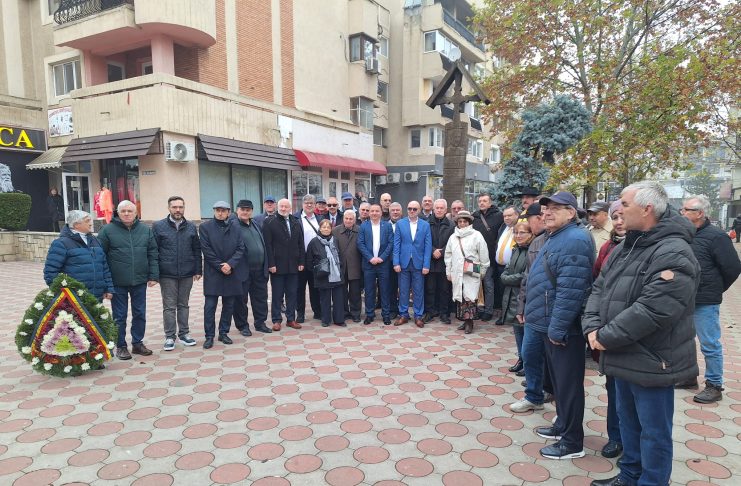 FOTO Comemorarea deținuților politici PNȚ-CD aruncați de regimul comunist în „Închisoarea tăcerii”