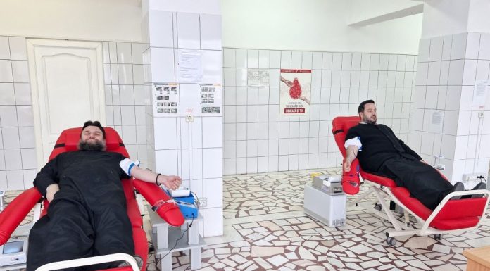 FOTO O nouă acțiune de donare de sânge a preoților și credincioșilor din Protoieria Panciu