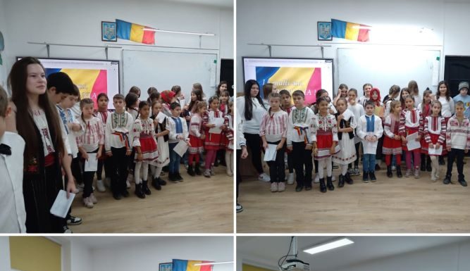 ”La mulți ani, România!” – Ziua Națională, celebrată de către elevii Școlii Gimnaziale ,,Emil Atanasiu” Garoafa