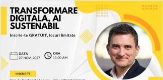 Eveniment în sprijinul întreprinzătorilor privați din Vrancea: „Transformare digitală, AI sustenabil”