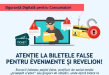 Atenționare de sezon: bilete false pentru evenimente și Revelion!