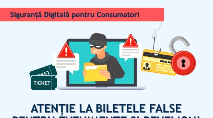 Atenționare de sezon: bilete false pentru evenimente și Revelion!