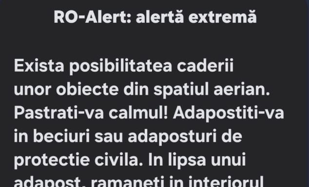 ULTIMA ORĂ Mesaje Ro-Alert în 9 localități din Vrancea, în această dimineață