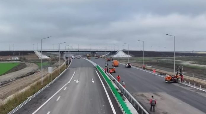 VIDEO Lucrări avansate pe două loturi din Autostrada Focșani-Bacău