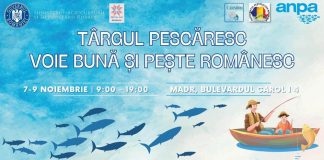 FOTO Prunele afumate la lojniță, de la Vizantea-Livezi, și produsele complexului Zaga Zaga, la Târgul Pescăresc de la Ministerul Agriculturii