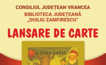 Un copil lansează o carte la Biblioteca Județeană