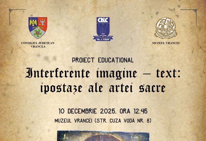 Introducere în taina icoanelor, miercuri, la Muzeul Vrancei