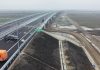 VIDEO Încă 50 de km pe Autostrada Moldovei, tronsonul Focșani-Adjud, redați circulației înainte de Revelion