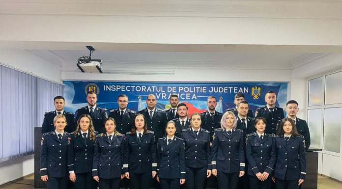 Avansări în grad la IPJ Vrancea, de Ziua Națională a României