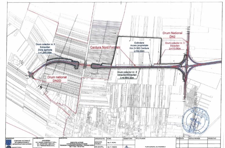 CJ Vrancea: Centura de nord a Focșaniului se deschide circulației. Legătura dintre DN2D și Autostrada A7 devine, în sfârșit, realitate