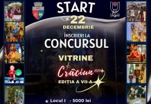 Start la concursul ”Vitrine de Crăciun”