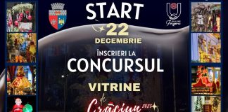 Start la concursul ”Vitrine de Crăciun”