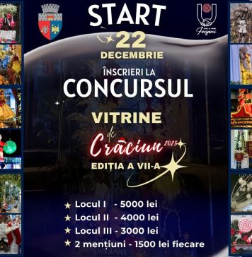 Start la concursul ”Vitrine de Crăciun”