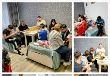 FOTO Bucuria de a crea împreună – decorațiuni de Crăciun și lecții de viață pentru viitor, la Modulele Familiale Mărășești