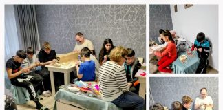 FOTO Bucuria de a crea împreună – decorațiuni de Crăciun și lecții de viață pentru viitor, la Modulele Familiale Mărășești