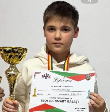 Doi tineri șahiști focșăneni au strălucit la Galați