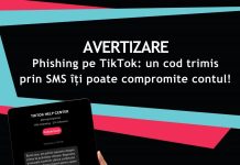 Avertizare: Campanie de phishing pentru deturnarea conturilor de TikTok