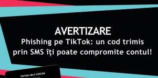 Avertizare: Campanie de phishing pentru deturnarea conturilor de TikTok