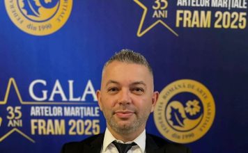 Focșăneanul Daniel Fusaru, premiat de Federația Română de Arte Marțiale
