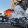 incendiu deseuri auto 1