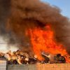 incendiu deseuri auto 2