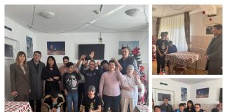 FOTO Moș Crăciun a sosit mai devreme la CIA „Sfânta Maria” Golești, ajutat de judecătorii vrânceni