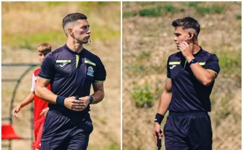 Doi studenți focșăneni au promovat în Liga 3 ca arbitri de fotbal