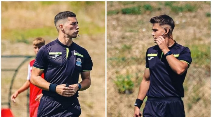 Doi studenți focșăneni au promovat în Liga 3 ca arbitri de fotbal