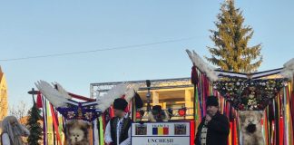 FOTO-VIDEO ”Uncheșii” din Păunești au participat la Alaiul Datinilor și Obiceiurilor de Iarnă de la Bacău