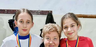 FOTO Micile atlete Natalia Ciobotaru și Ilinca Burlacu încheie anul cu medalia de argint