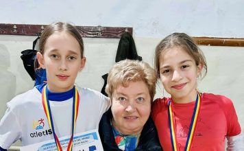 FOTO Micile atlete Natalia Ciobotaru și Ilinca Burlacu încheie anul cu medalia de argint